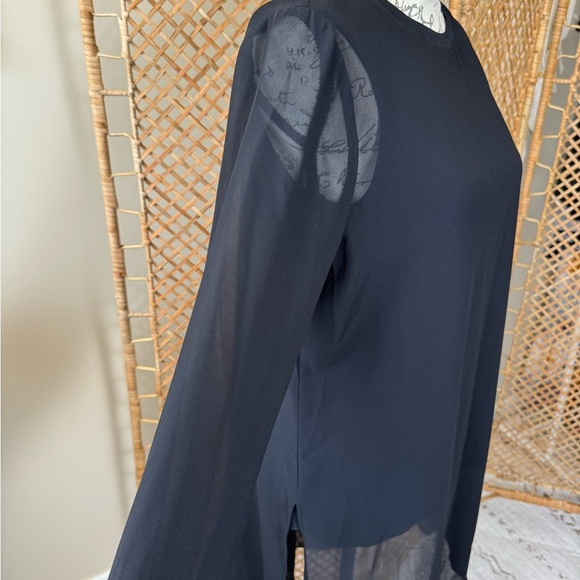 Alfani Sheer Black Tunic - Picture 10 of 14